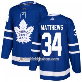 Miehille NHL Toronto Maple Leafs Pelipaita Auston Matthews 34 Adidas 2017-2018 Sininen Authentic